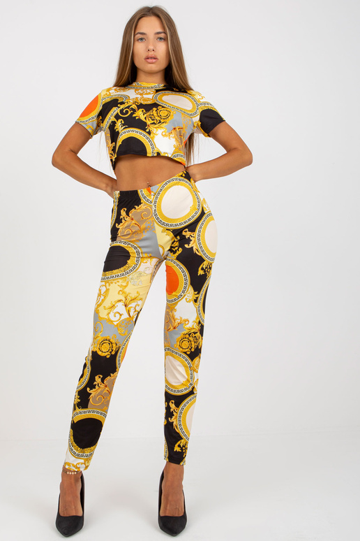 Černá dvoudílná neformální sada s...