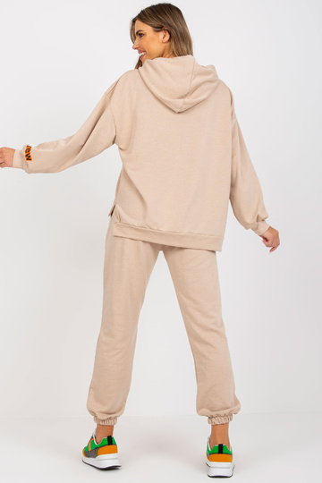 Béžová dvoudílná tepláková...