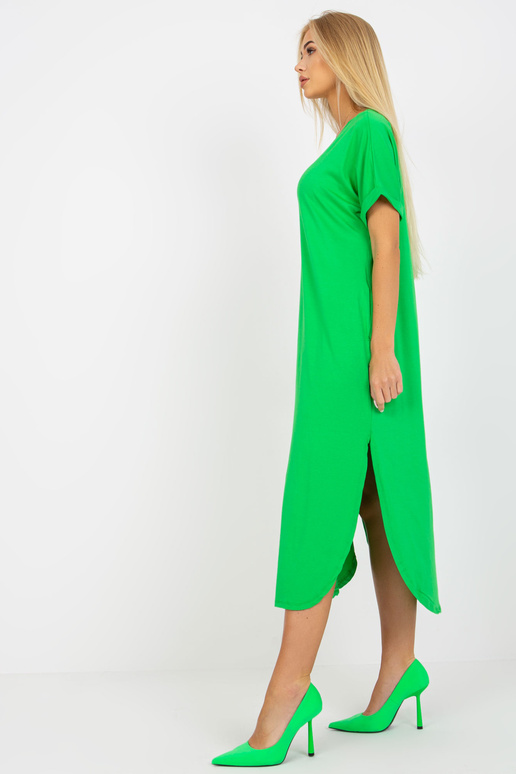 Zelené oversize šaty s kapsami OCH BELLA