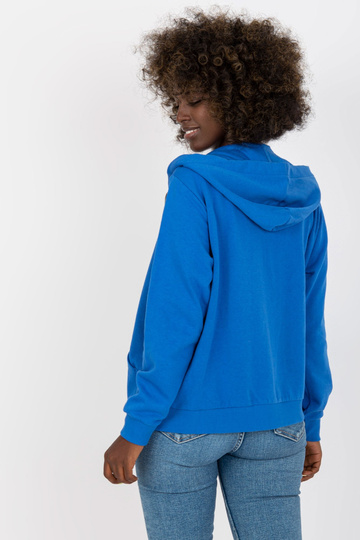 Tmavě modrá basic mikina na...