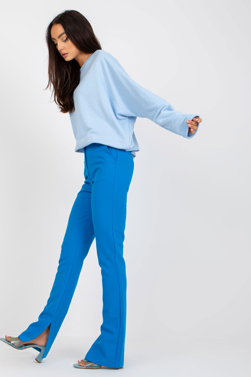 Světle modrá basic dámská mikina s...