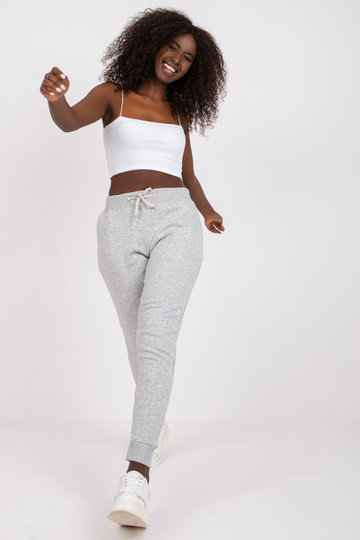 Šedé hladké tepláky Jessica...