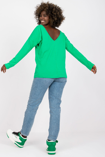 Zelená bavlněná základní... 2