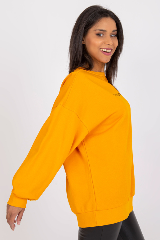 Světle oranžová volná mikina Miley