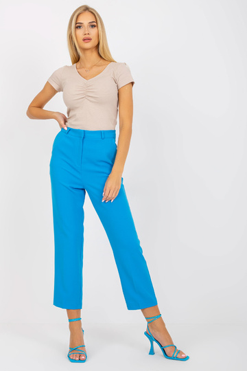 Modré dámské kostýmkové...