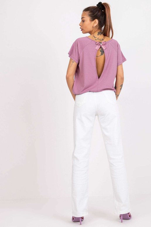 Špinavě růžová halenka z viskózy...