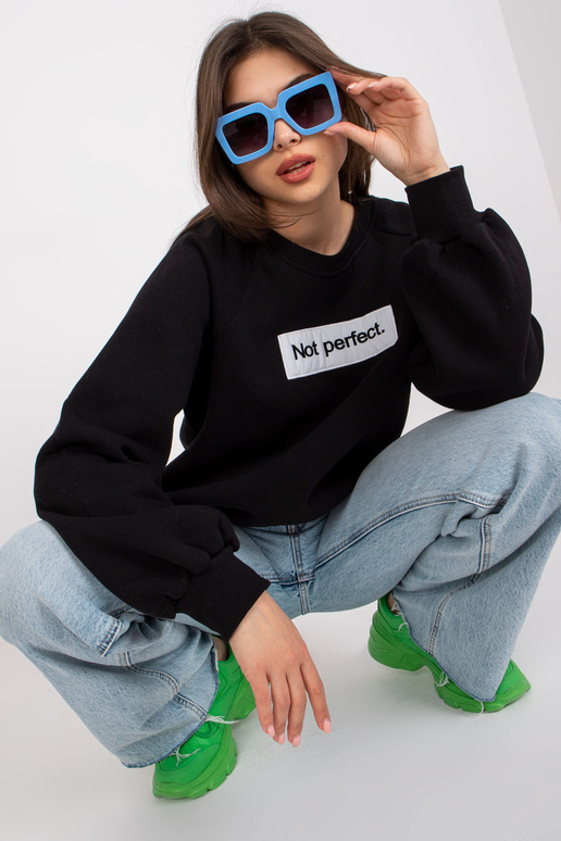 Černá dámská mikina s nápisem Tracy