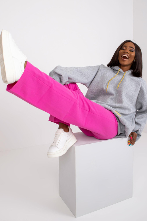 Šedá melanžová mikina z bavlny Diego