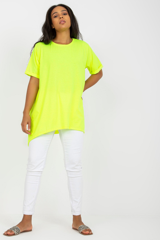 Fluo asymetrická žlutá tunika plus...