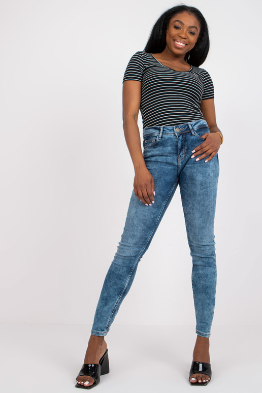 SUBLEVEL modré úzké džíny