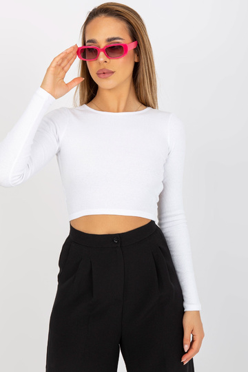 Bílá žebrovaná basic... 2