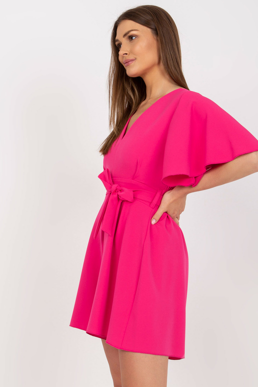 Fuchsiová vzdušná kombinéza s kraťasy...