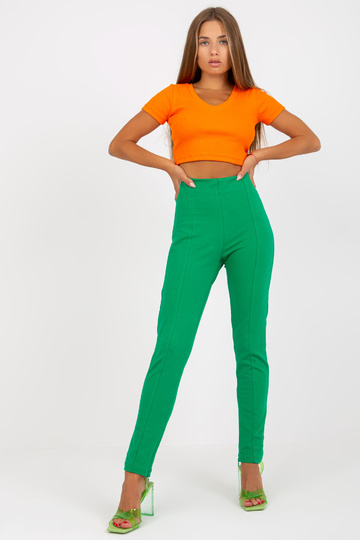 Zelené basic bavlněné...