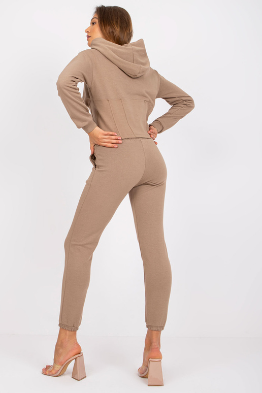 Béžová tepláková souprava s kalhotami...