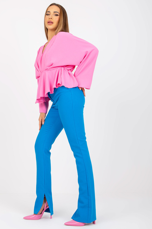 Růžová halenka jedné velikosti s...