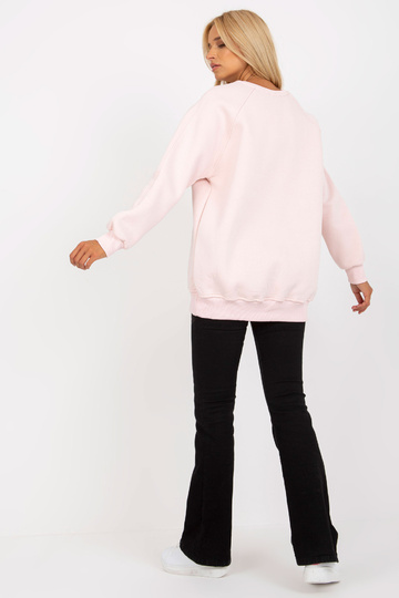 Světle růžová basic mikina... 2