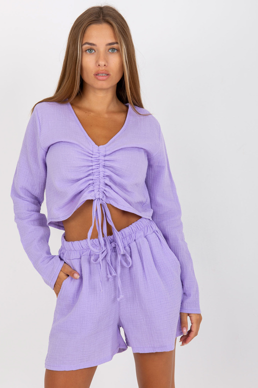 Světle fialová každodenní krátká...