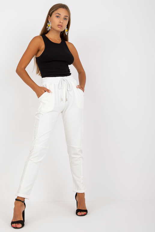 Základní tepláky Ecru Aprilia s... Základní tepláky Ecru Aprilia s...