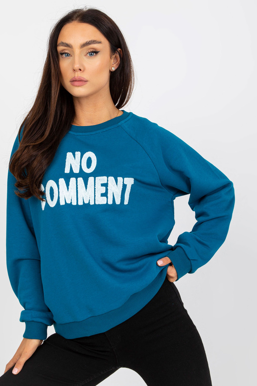 Mořská mikina bez kapuce s nápisem...