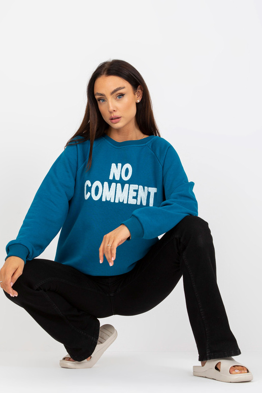 Mořská mikina bez kapuce s nápisem...