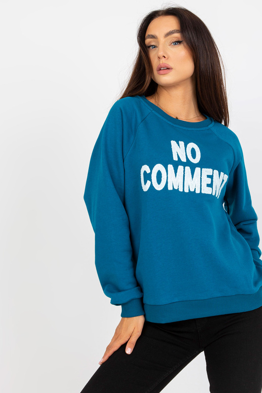 Mořská mikina bez kapuce s nápisem...