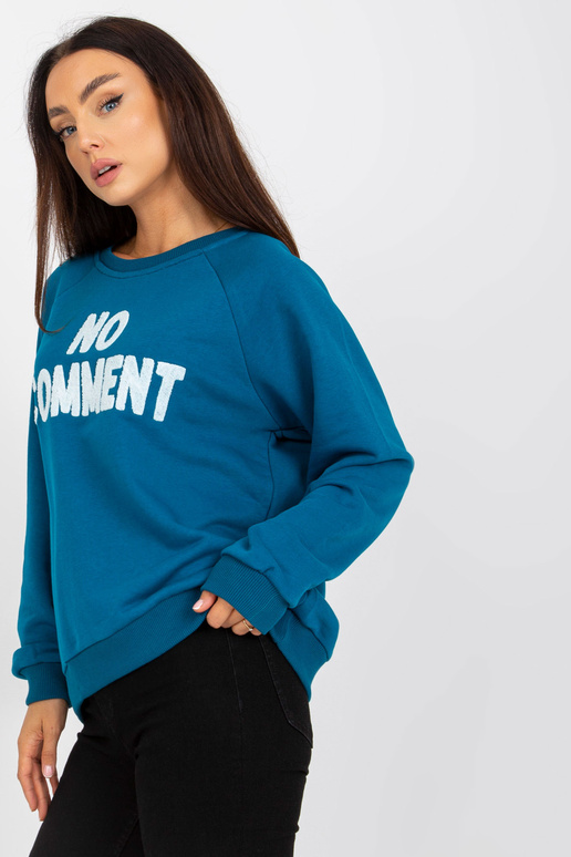 Mořská mikina bez kapuce s nápisem...