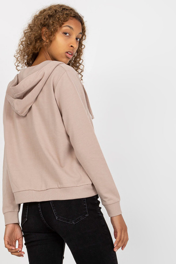 Béžová basic mikina na zip... 2