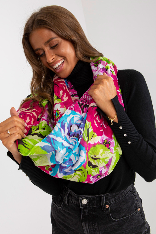 Fuchsiová bavlněná zavinovačka s...