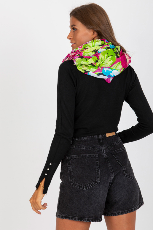 Fuchsiová bavlněná zavinovačka s...