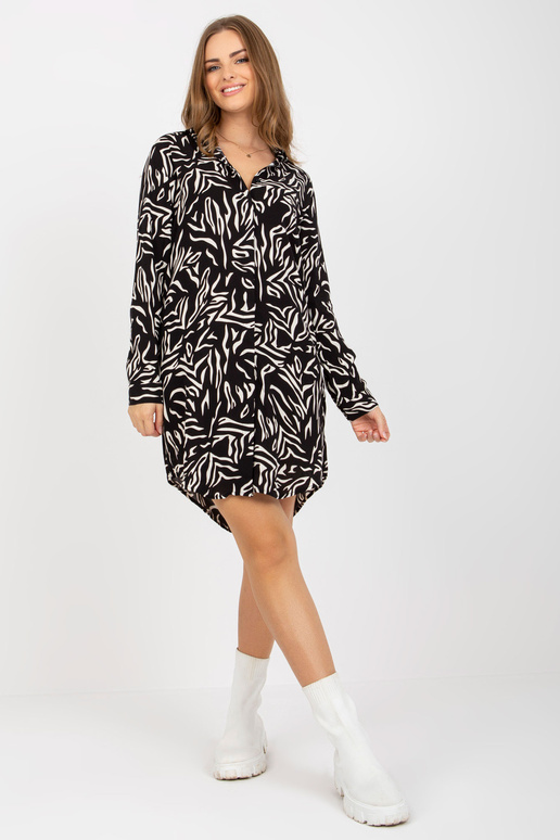 Černobílé minišaty RUE PARIS