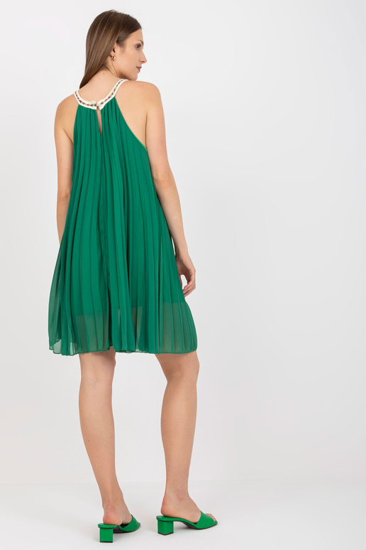 Tmavě zelené šaty jedné velikosti v...