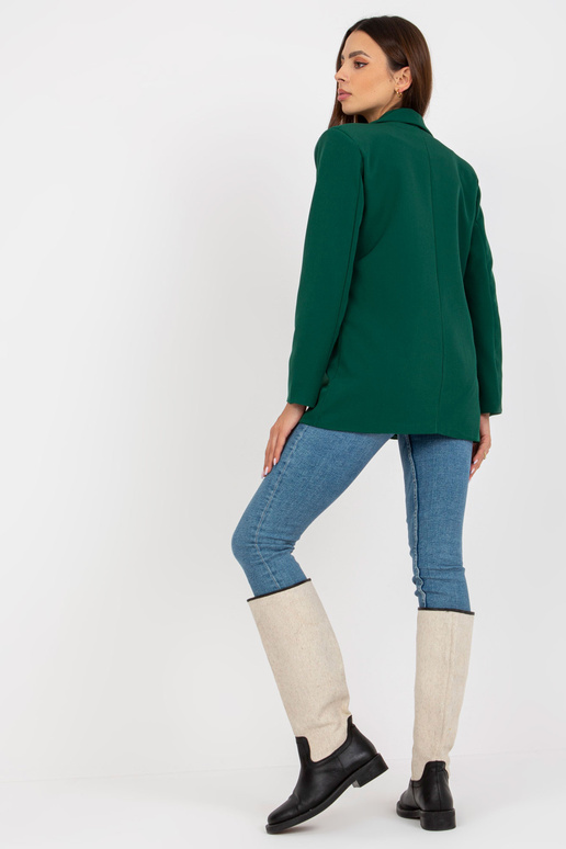 Tmavě zelené elegantní sako z obleku...