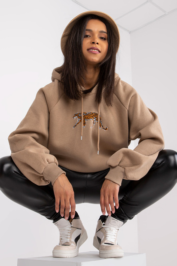 Béžová dámská mikina Cotton...