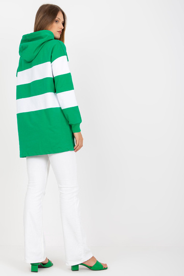 Zeleno-bílá pruhovaná...