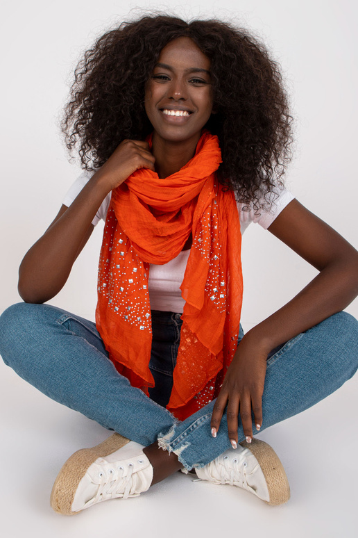 šátek -AT-CH-LA12813-tmavě oranžová