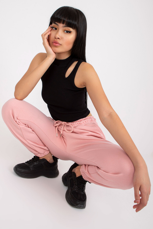 Světle růžové dámské tepláky Joggers...