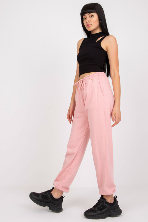 Světle růžové dámské tepláky Joggers...