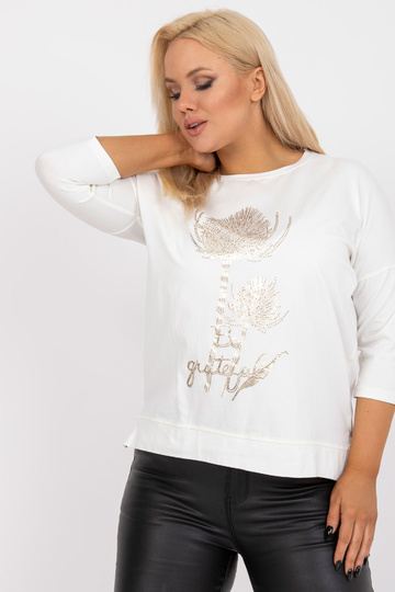 Bavlněná halenka Ecru...