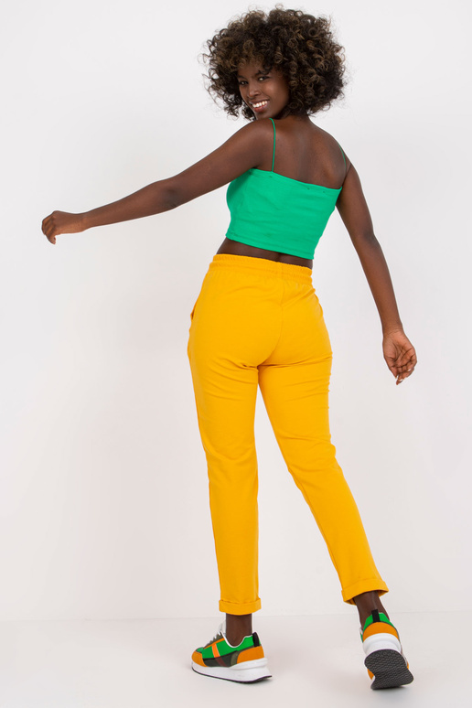 Základní světle oranžové tepláky s...