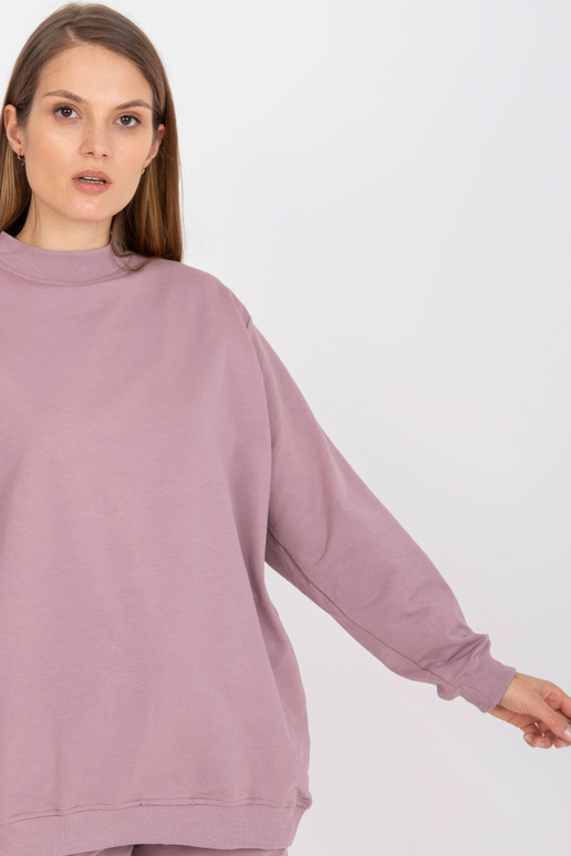 Špinavě růžová mikina basic oversize