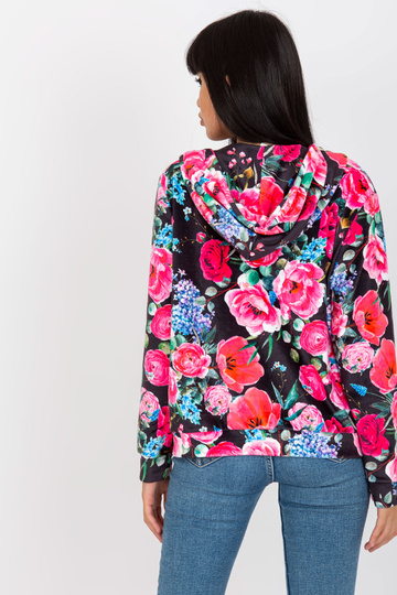 Černo-růžová velurová...