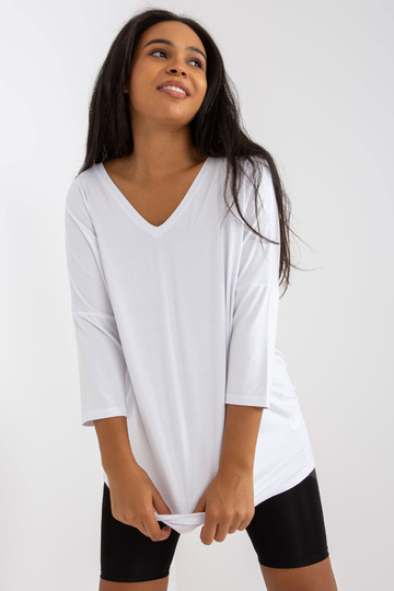 Bílá ležérní viskózová...