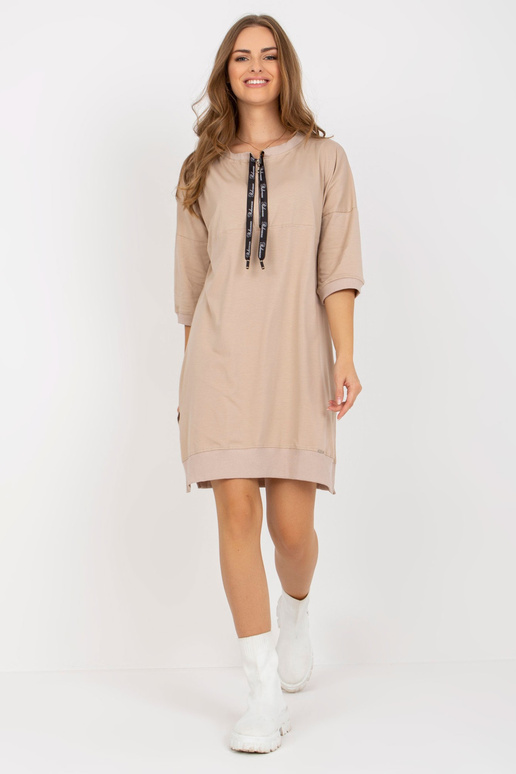 Světle béžové bavlněné neformální...