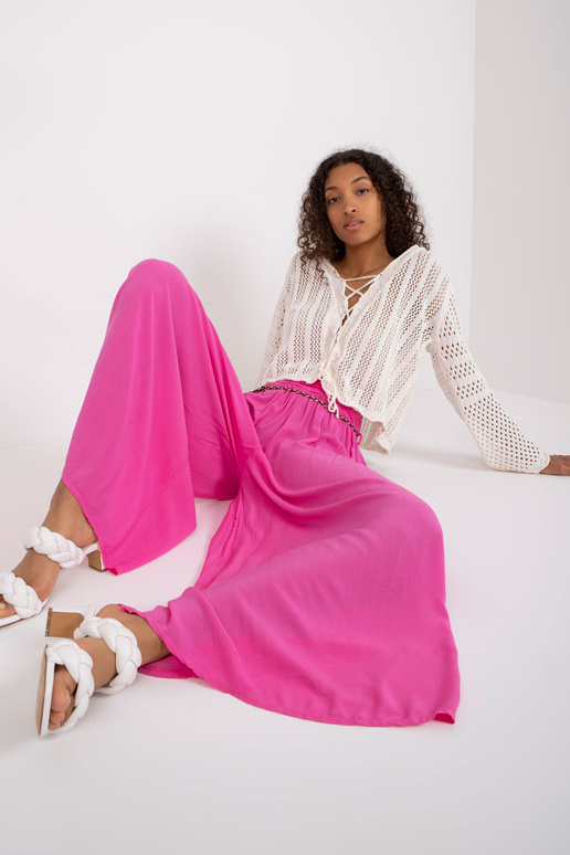 Surie OCH BELLA Růžové široké látkové...