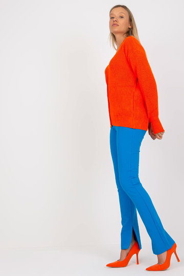 Oranžový kardigan s velkými... 2