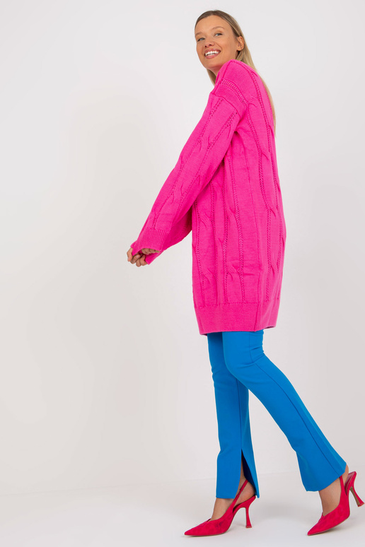 Fluo růžové minišaty se stojáčkem RUE...