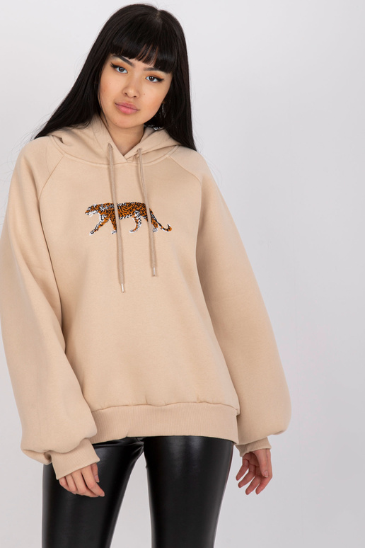 Světle béžová oversize mikina Peggy