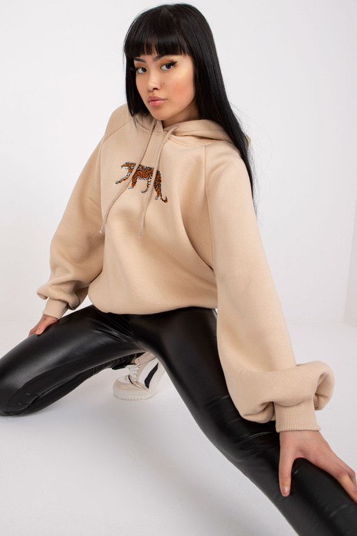 Světle béžová oversize mikina Peggy