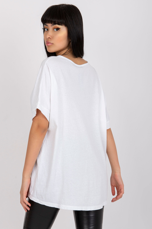 Bílé a zelené tričko s aplikací a...