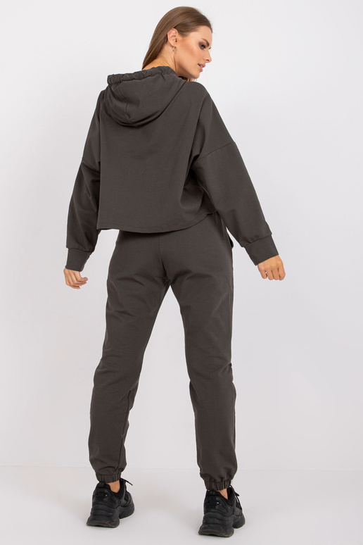 Základní khaki tepláková souprava s...